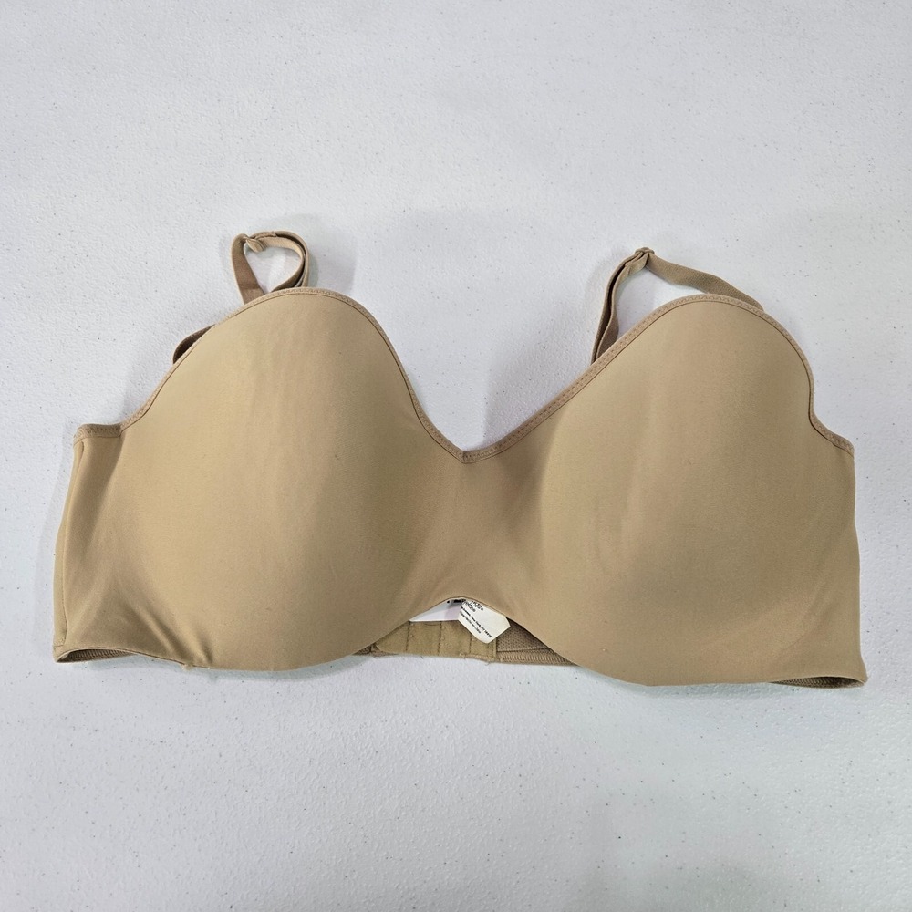 Lilyette‎ Women Bra 38D Brown Sweet Nothings Smooth Underwire Lightly Lined